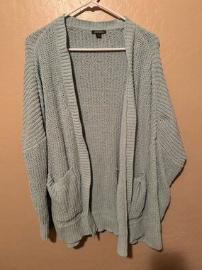 wild fable Mint Open-Front Knit Cardigan